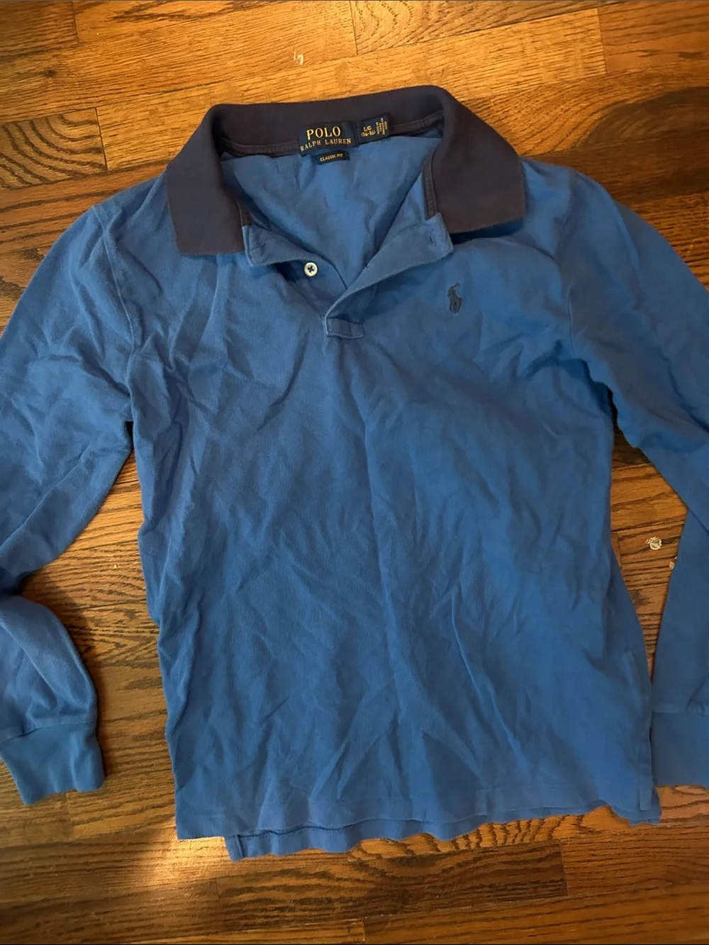Ralph Lauren Blue Polo with Navy Trim